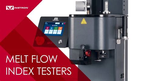 auto melt flow index tester|instron melt flow index tester.